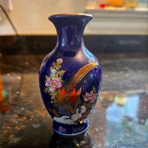 Indigo Japanese Mini Vase